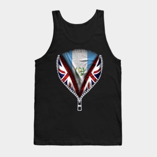 Guatemalan Flag  Guatemala Flag zipped British Flag - Gift for Guatemalan From Guatemala Tank Top